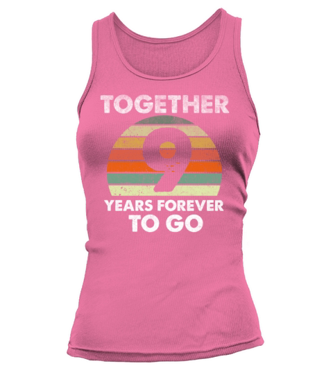 Nine Years Wedding Anniversary Vintage Tank top Woman