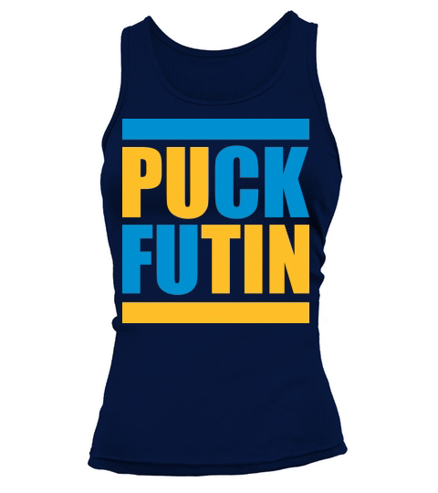 puck futin logo design Tank top Woman