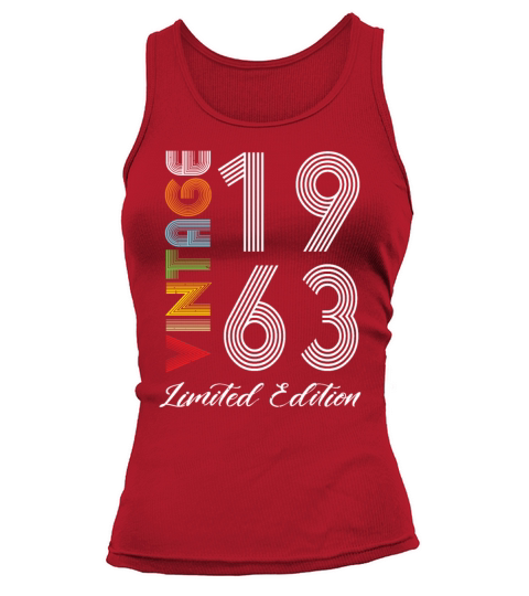 Vintage 1963 Vintage Birthday Retro Vintage Tank top Woman