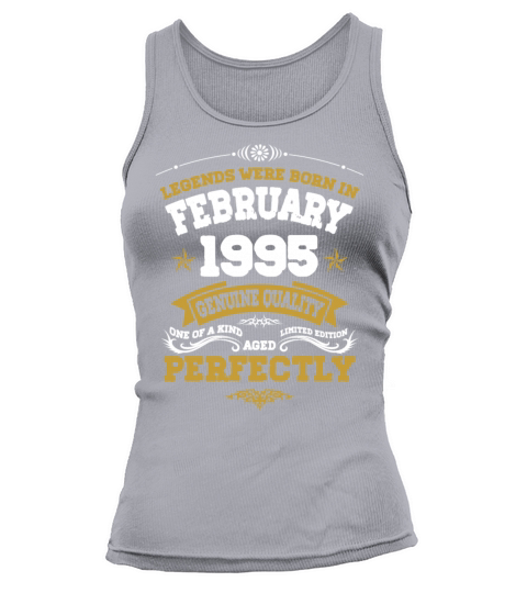 Vintage Aged To Perfection Ferbuary 1995 Tank top Woman