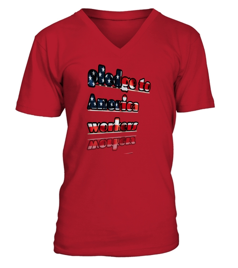 american workes V-Neck T-shirt
