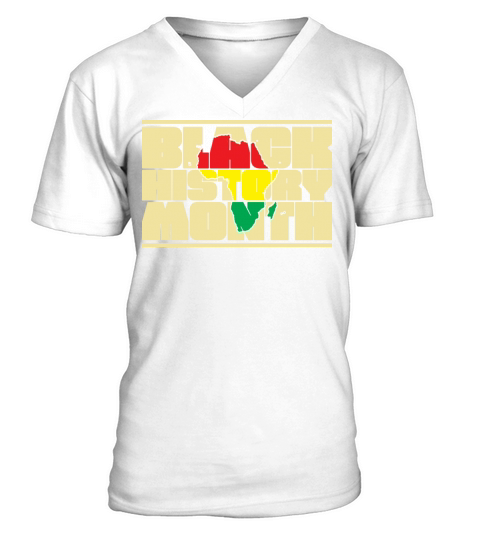 Black History Month - African American History V-Neck T-shirt