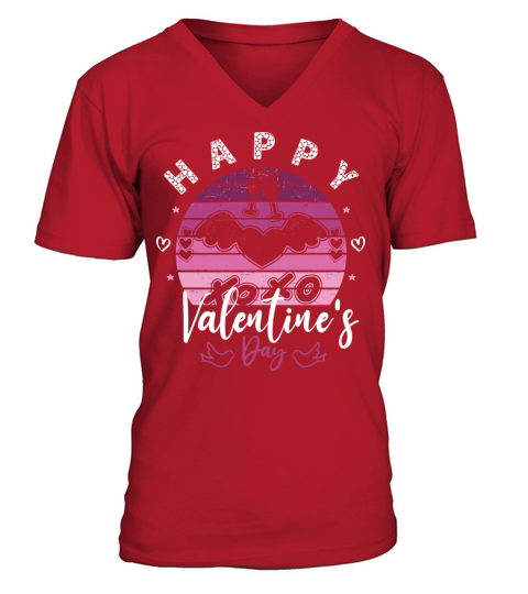 Happy Valentines Day 2023 V-Neck T-shirt