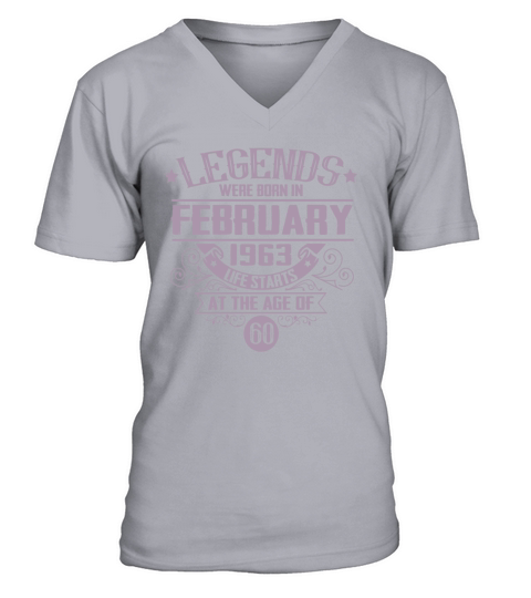 Legendary since February 1963 Legend Vintage V-Neck T-shirt