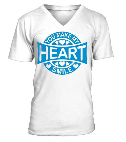 make my heart smile V-Neck T-shirt