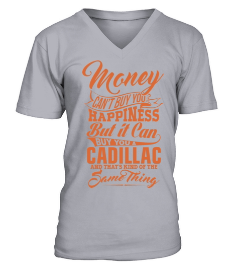 MONEY AND CADILLAC Y V-Neck T-shirt
