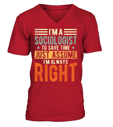 Sociologist V-Neck T-shirt