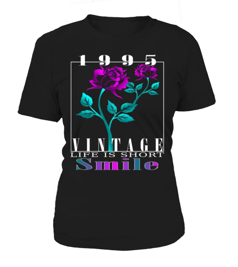 1995 Born Vintage Rose Gift Women's T-Shirt