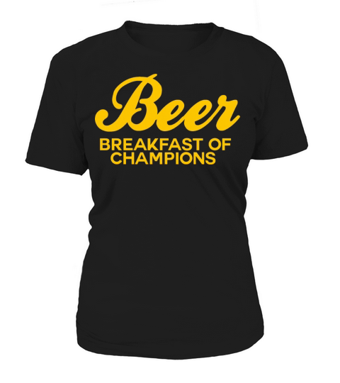 Beer Breakfast Of Champions Vintage Inspired Funny Women's T-Shirt