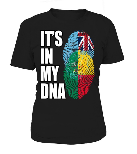 Fijian And Benin Mix Heritage DNA Flag Women's T-Shirt