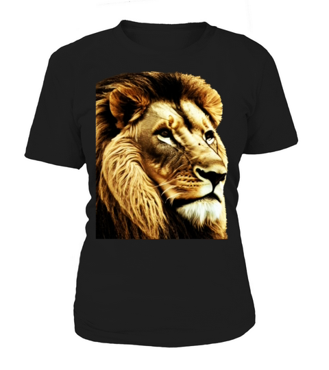 Lion Africa predator print head imprint with wild Women's T-Shirt