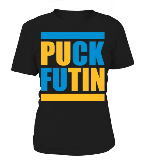 puck futin logo design Women's T-Shirt