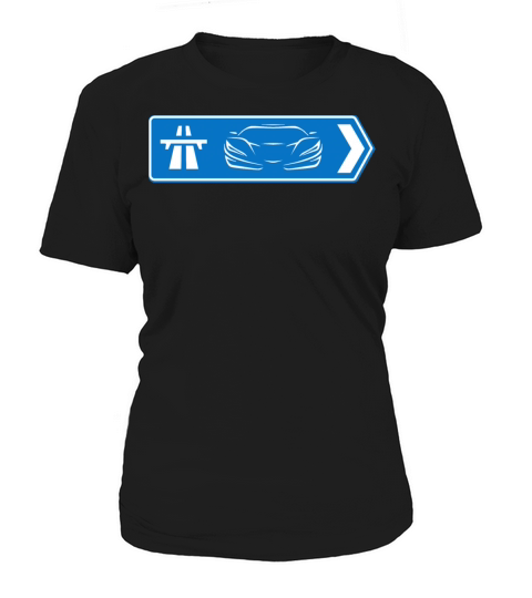 Sportscars Roadsign Women's T-Shirt