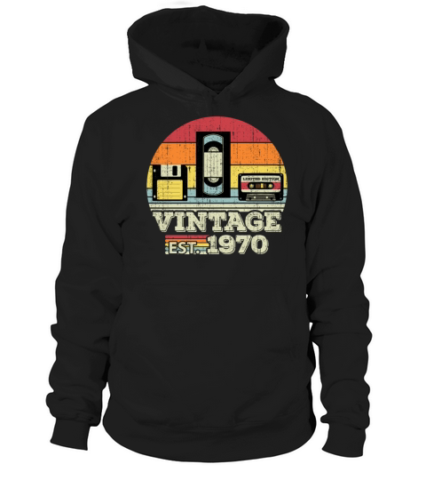 53 Year Old Vintage 1970 53rd Birthday Gift Hoodie Unisex