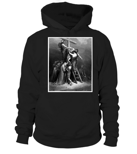 Jesus Christ in the cross the Bible Maria Magdalen Hoodie Unisex