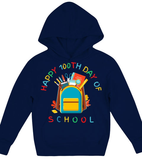 100th Day Of School 2022 Kids Hoodie