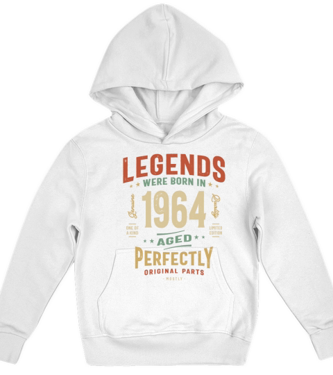 1964 Birthday 59 Years Old Kids Hoodie