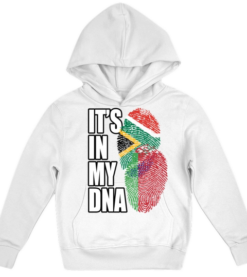 Belarusian And South African Mix Heritage DNA Flag Kids Hoodie