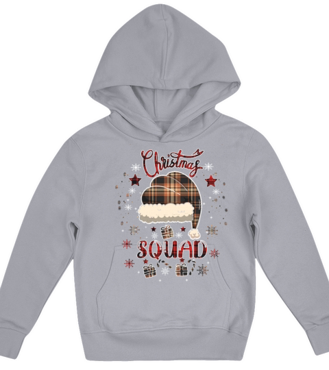 Christmas Squad Family Group 2023 holiday surpise Kids Hoodie