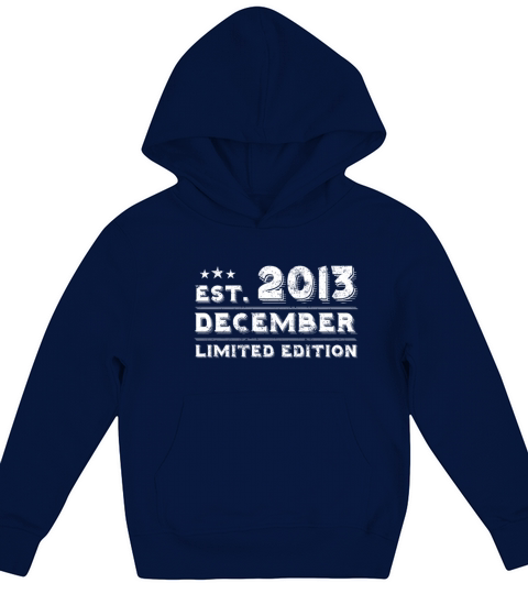 Est December 2013 - Birthday Present - Vintage Kids Hoodie