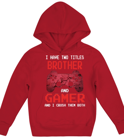 Funny Gamer Vintage Video Games For Boys Brother S Kids Hoodie