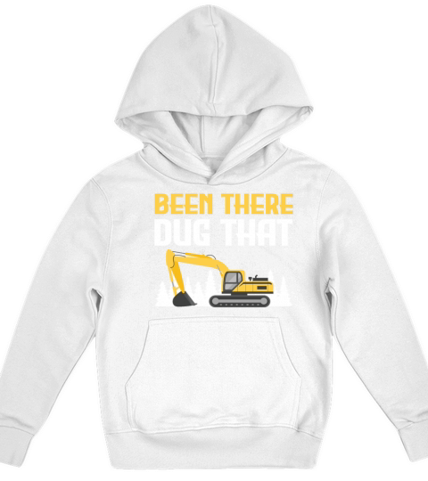 Great Excavator Operator Gift Kids Hoodie
