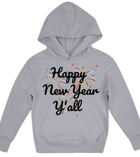 Happy New Year Yall Kids Hoodie