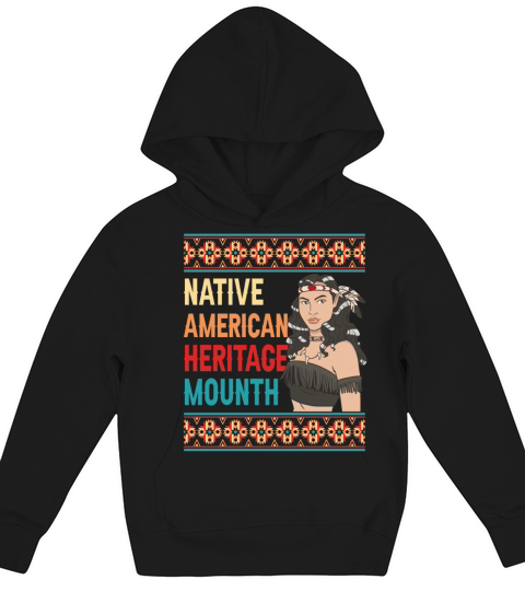 Native American Heritage Month Kids Hoodie