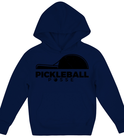 PICKLEBALL POSSE FUNNY PICKLEBALL QUOTE Kids Hoodie