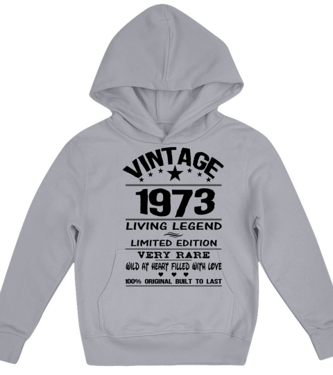 VINTAGE 1973 Kids Hoodie