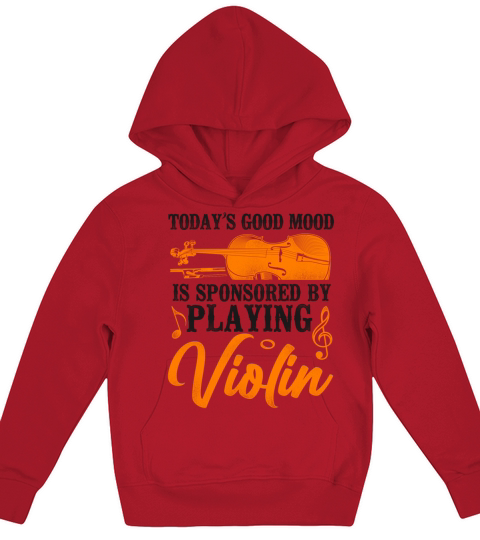 Violin Violinist Vintage Todays Kids Hoodie