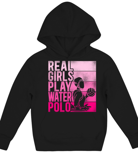 Water Polo Girl Vintage Real Girls Kids Hoodie