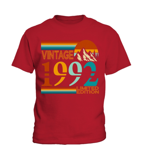 1992 vintage vintage retro birthday gift Kids T-Shirt
