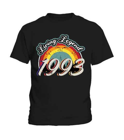 30th birthday vintage 1993 living legend 1993 Kids T-Shirt