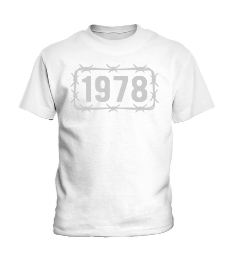 Birthday Vintage 1978 Barbed Wire Kids T-Shirt