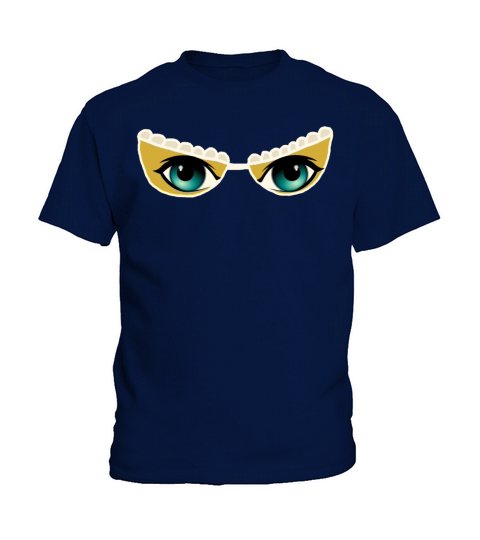 Bra with blue Eyes Gold and pearl lace Kids T-Shirt