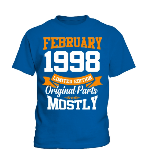 February 1998 Vintage Birthday Present Kids T-Shirt
