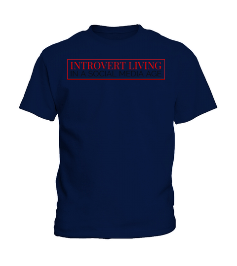 Introvert living in a social media age Kids T-Shirt