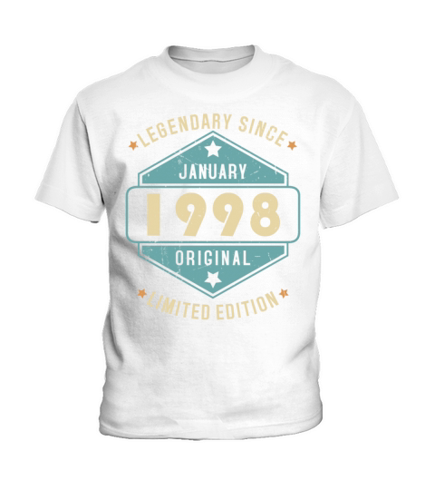 Legendary Since January 1998 Limited Edition Kids T-Shirt
