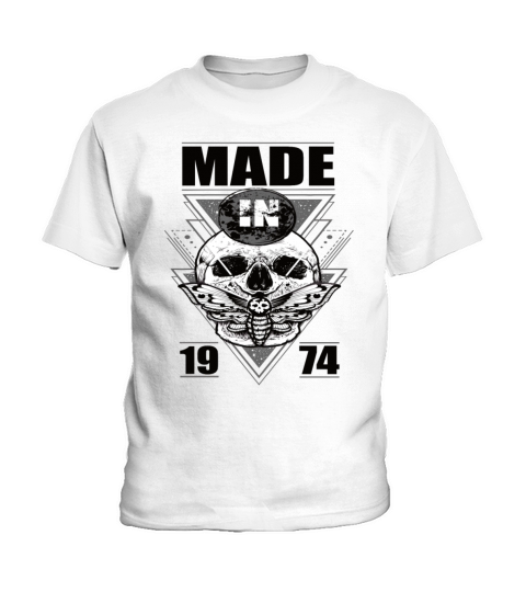 Made In 1974 Vintage Retro Limited Edition Kids T-Shirt