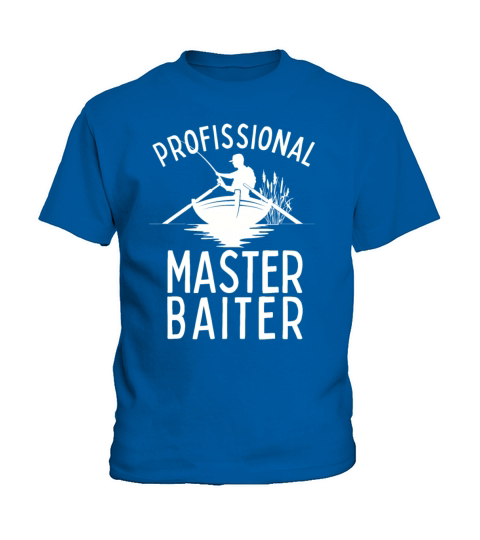 Master Baiter fisherman - Fishing Kids T-Shirt
