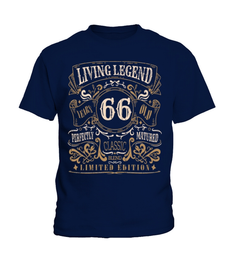 Retro Vintage Birth Whiskey Age 66 Years Old Kids T-Shirt