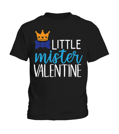 Valentimes Day Little Mister Valentine Valentine D Kids T-Shirt