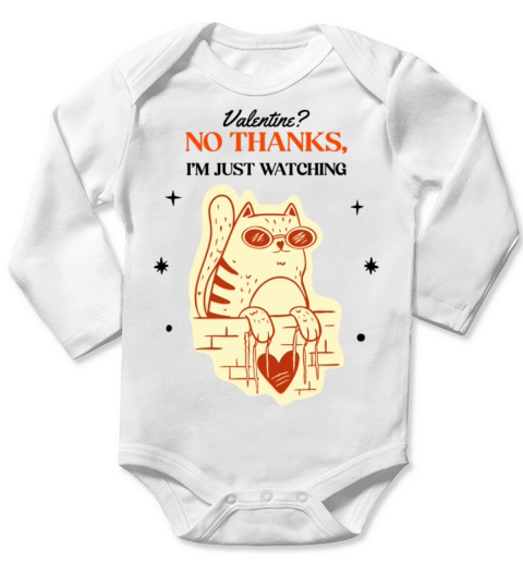 Anti Valentine982 Long Sleeve Baby One-Piece