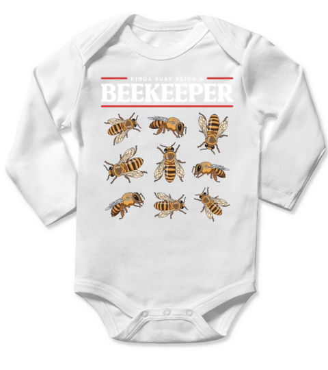Beekeeping Being A Beekeeper Long Sleeve Baby One-Piece