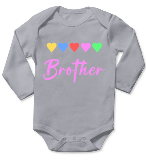 Brother Long Sleeve Baby One-Piece