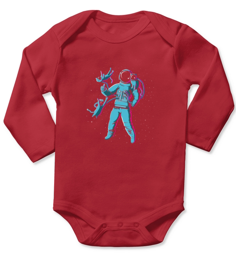 Intergalactic Cat Fancy Enthusiast Long Sleeve Baby One-Piece