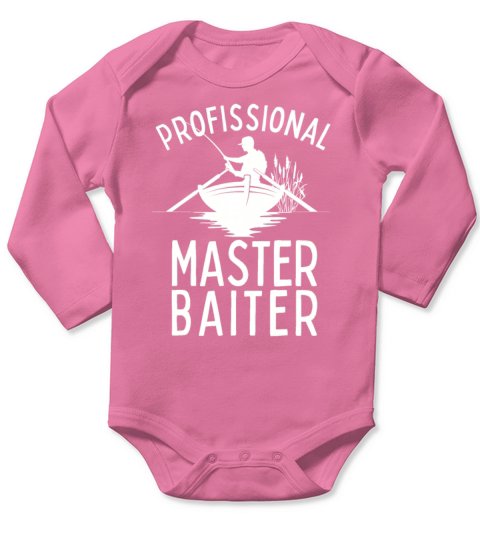 Master Baiter fisherman - Fishing Long Sleeve Baby One-Piece