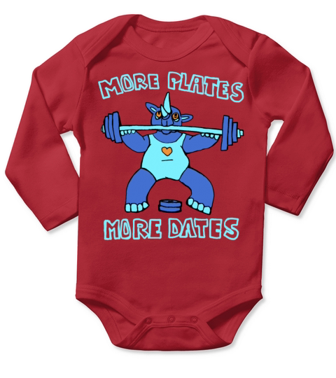 weightlifting real unicorn sarcasm fitness rhino Long Sleeve Baby One-Piece