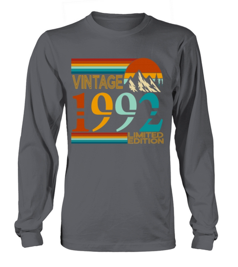 1992 vintage vintage retro birthday gift Long sleeved Unisex